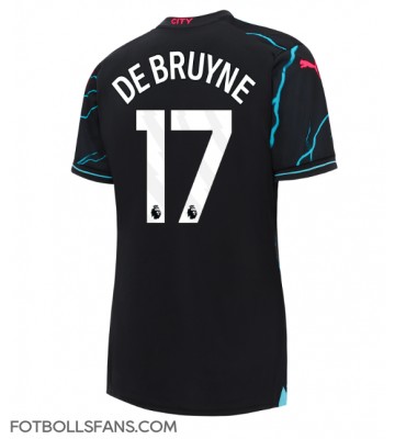 Manchester City Kevin De Bruyne #17 Replika Tredje Tröja Damer 2023-24 Kortärmad